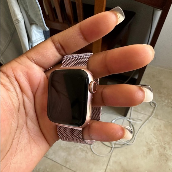 Apple Wearables A Used Apple Watch 5 Series 4 Mm In Rose Gold With